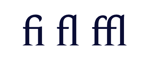 Ligatures