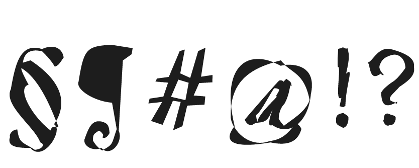 basic editorial glyphs