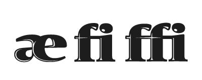 standard ligatures