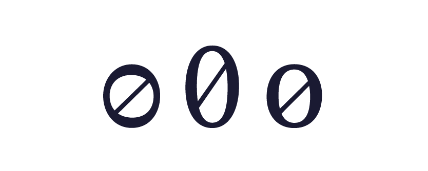 slash zero