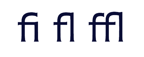 Ligatures