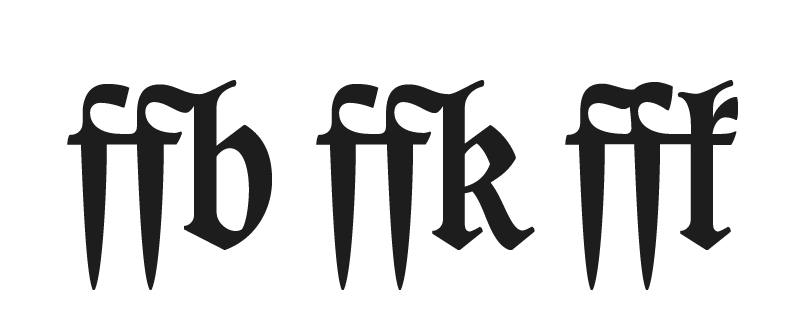 Discretionary Ligatures