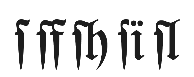 Historical ligatures