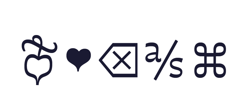 Dingbats, symbols
