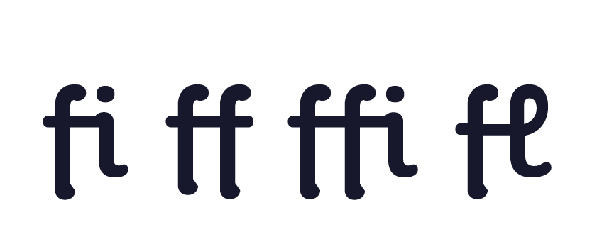standard ligatures