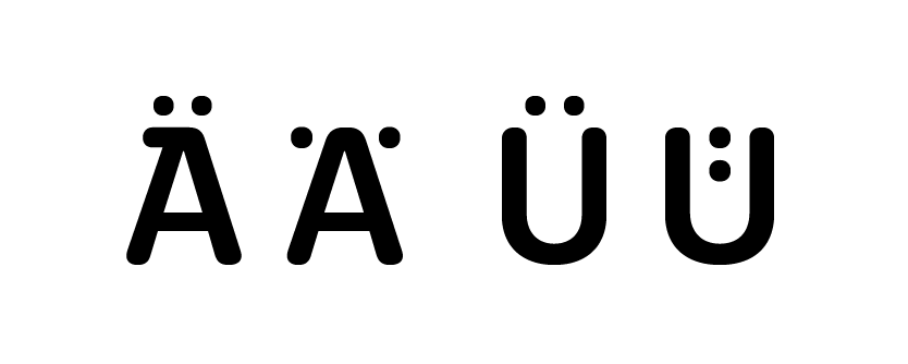 alternate German umlaut
