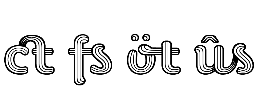 standard + discretionary ligatures