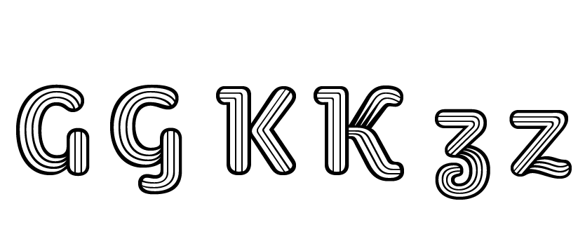 alternate glyphs