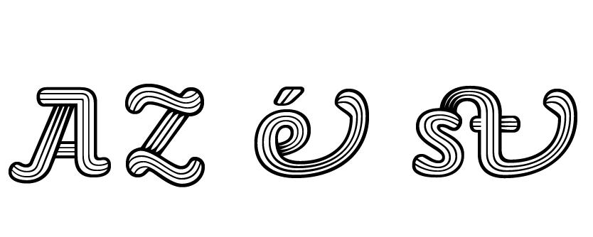 upper & lowercase swashes