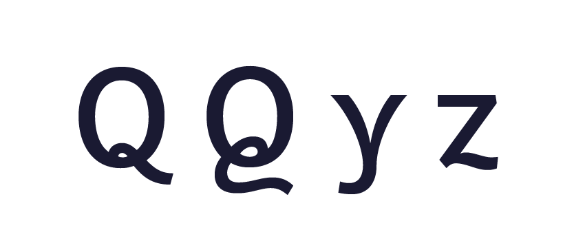 alternate glyphs