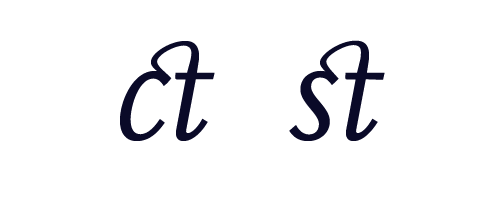 discretionary ligatures