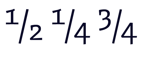 basic fractions