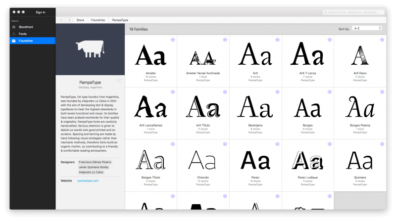 fontstand install on mac